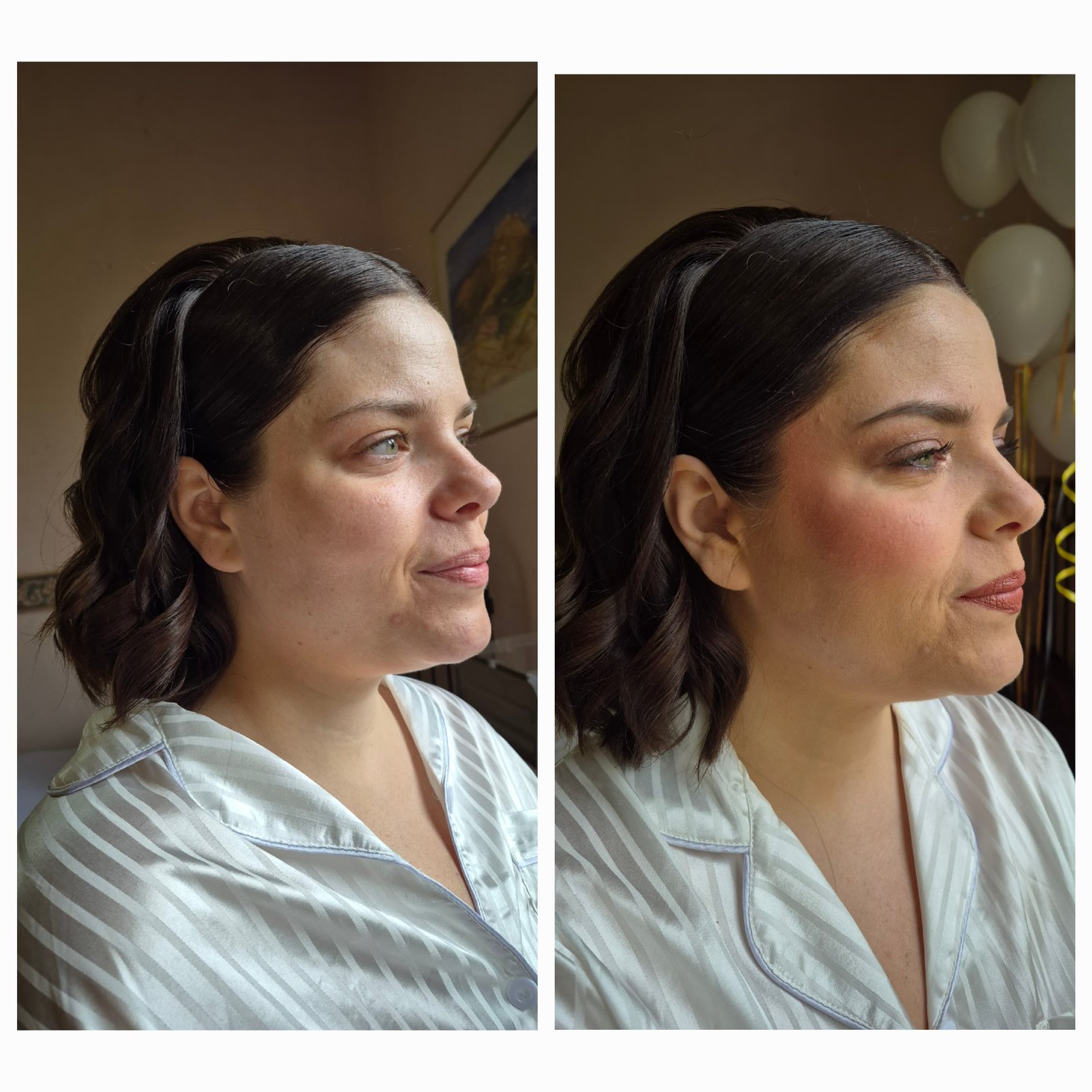 Maquillage avant/après